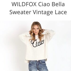 WILDFOX Ciao Bella
Sweater Vintage Lace